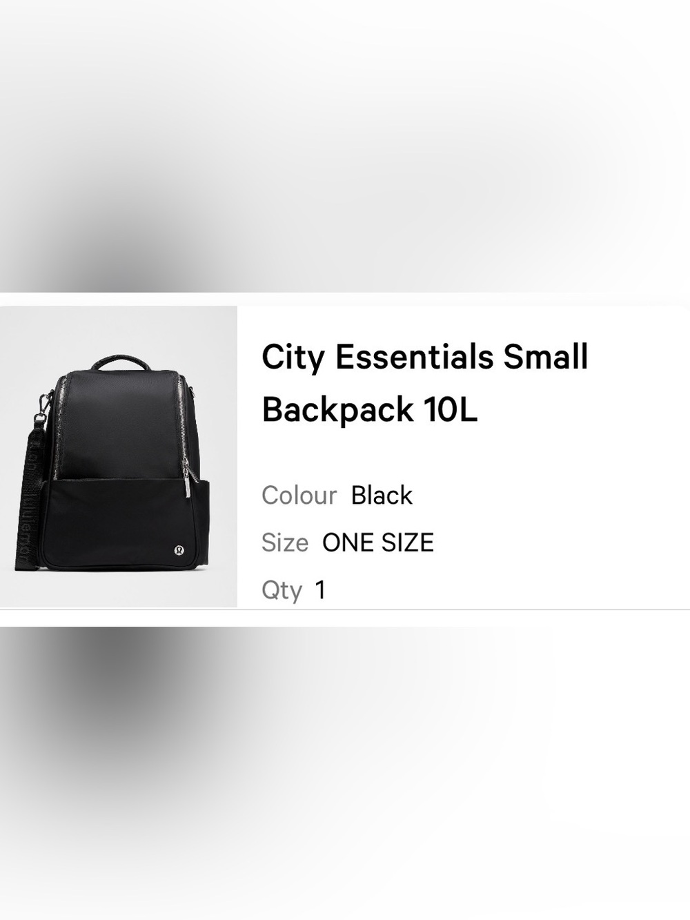 lululemon athletica City Essentials Small Backpack - Black